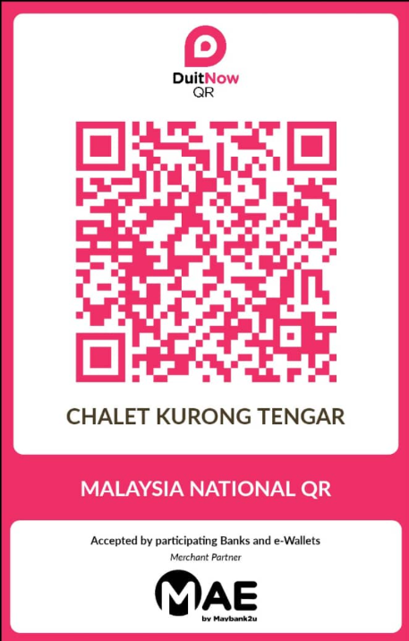 DuitNow QR Code - CHALET KURUNG TENGAR